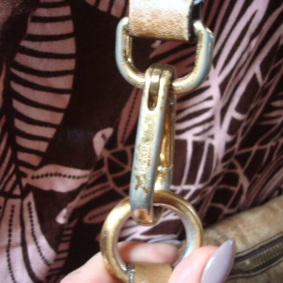 Prada purse OBO handbag shoulder bag BOHO 70's vintage vtg grandmacore hippie - Picture 5 of 14